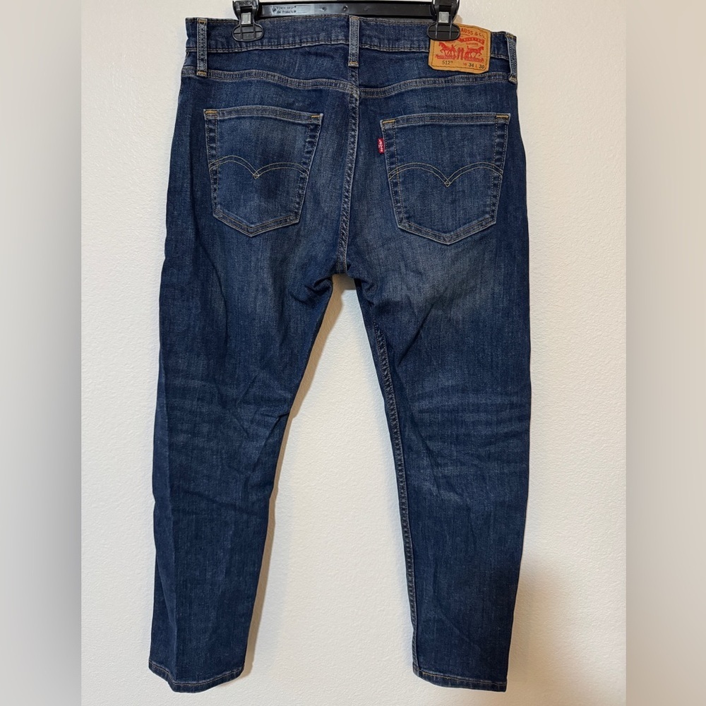 Levi’s Men’s 512 Slim Taper Fit Denim - Size 34 x 30 - EUC - Picture 3 of 4